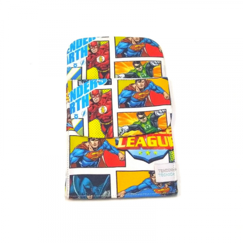 Bolsa de pano super heróis