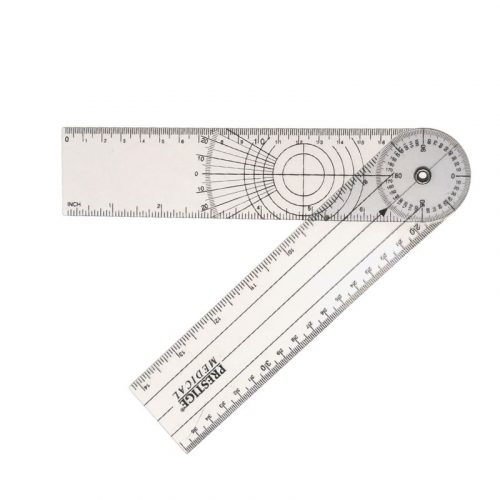 Goniómetro com escala em centímetros